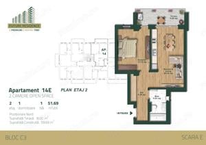  Apartament 2 camere - Lift - Finisaje - Comision 0% - Piscina - Curte comuna cu gradina - Terasa