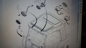 Proiectoare de lucru tractoare Massey Ferguson - imagine 2