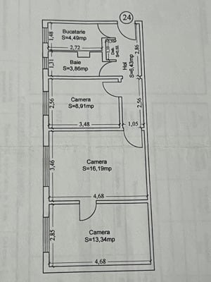 COMISION 0% - Apartament 3 Camere   Mangalia   54mp - Sirenei - imagine 14