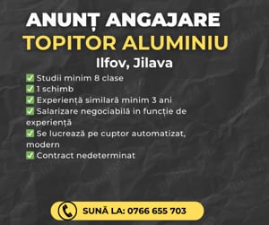 Angajam Topitor Aluminiu