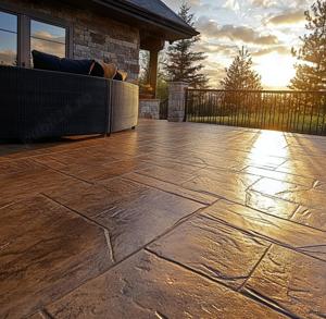 Executam pardoseli din beton amprentat si beton elicopterizat