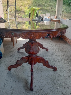 masa model Chippendale,de 6 persoane - imagine 4