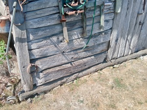 magazie veche din stejar cioplit - imagine 5