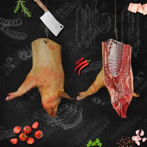 Sfert de Carcasă de Porc - 24.9 RON Kg -  Aprox 22Kg - 549 RON