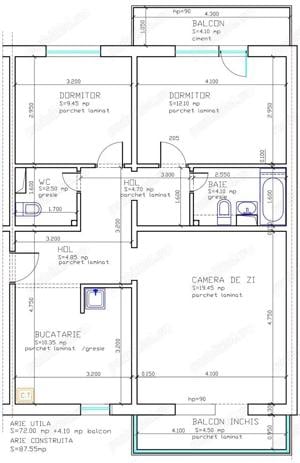 3 camere decomandat la cateva minute de Spital Judetean - imagine 7