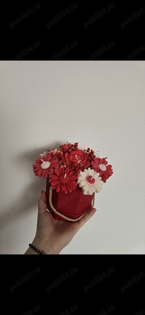 Aranjamente florale din ceară de soia naturală 