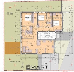 Apartament 4 camere 115mp si curte 200mp Calea Cisnadiei - imagine 6