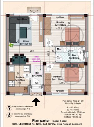 Popești Leordeni - Casa Individuală - 3 camere - imagine 14