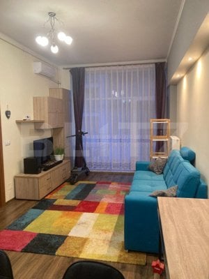 Apartament mobilat, 2 camere, 64 mp, semidecomandate, zona Centrala - imagine 7