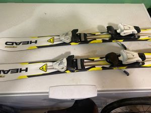 Schiuri Head 100 sau Tecnopro 110 cm  + Clapari Dalbello fata 5-6 ani albi 234mm