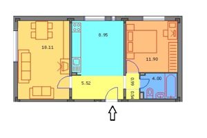 Apartament 2 camere decomandat bloc 1980 anvelopat Soseaua Giurgiului - imagine 5