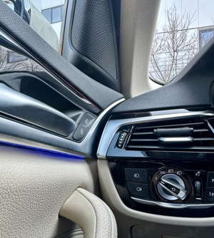 BMW 520D G30 Sport Shadow Line, Piele, Navi, HeadUp, HiFi, Led Adaptiv - imagine 8