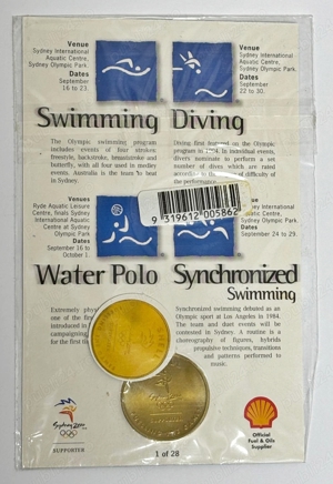set 14 medalii Shell Sydney 2000 Jocurile Olimpice - imagine 3