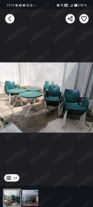 Vand mobilier pentru magazin si 4 mese cu16 scaune - imagine 2