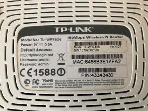 Router 150 Mbps Wireless N (TP-LINK) Model TL-WR740N 150 Mbps. - imagine 4
