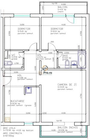 Apartament cu 3 camere decomandat etaj 4 zona Girocului-Spitalul Judetean - imagine 4