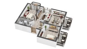 Apartament modern, 3 camere, 61 mp, spațios și versatil, zona Selimbar - imagine 2