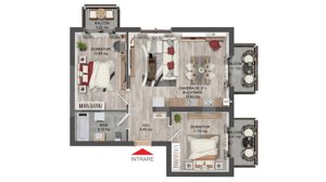 Apartament modern, 3 camere, 61 mp, spațios și versatil, zona Selimbar - imagine 3