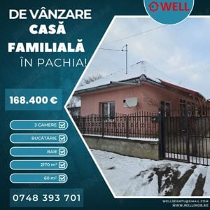 Casă familială de vânzare în Pachia!