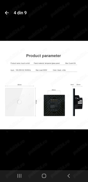 Intrerupator cu Touche  - imagine 2