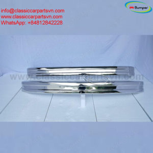 Volkswagen T2 Bay Window Bus (1972-1979) bumpers by stainless steel new  - imagine 3