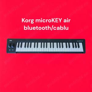 Pian clapa mic Korg microkey air49 bluetooth wireless  și cablu