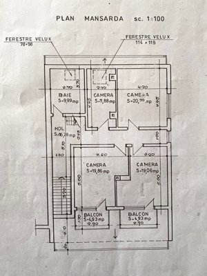 Casa istorica 7 camere, 210 mp utili,  388 mp teren, Grigorescu - imagine 13