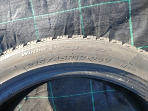 Vand 2 anvelope iarna Hankook 215/45 R18 - imagine 5