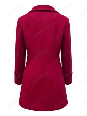 Palton Dama Elegant - Palton Dama Iarna - Paltoane Dama din Lână - imagine 2