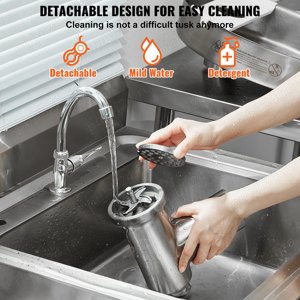 Masina de tocat carne pro fesionale 1,1kw noua 350kg h Germany - imagine 4