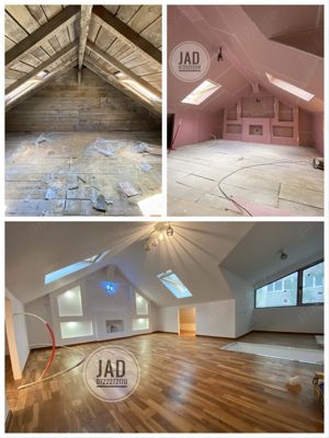 Amenajari poduri mansarde Izolare   placari gips carton (rigips) - imagine 5