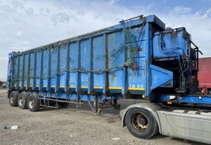 semiremorca transport gunoi rumeguș 