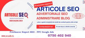 SEO la Cheie: Articole Optimize + Backlink-uri Puternice pentru Succesul Online!