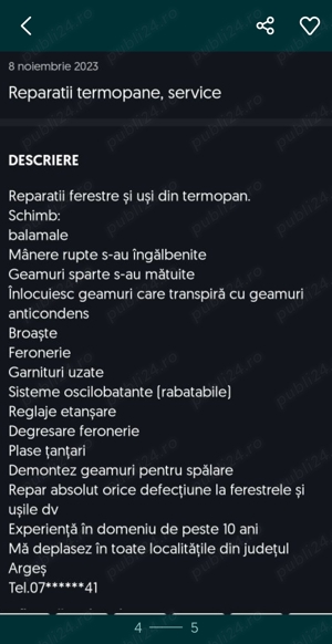 Repar termopane  - imagine 2