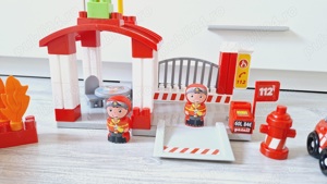 Set de constructie Abrick, Statie de pompieri (fara cutie) - imagine 3