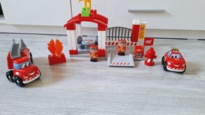 Set de constructie Abrick, Statie de pompieri (fara cutie) - imagine 5