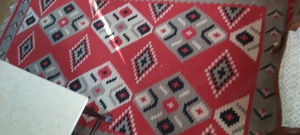 Covor lână tradițional romanesc