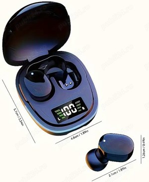 Casti In-Ear Bluetooth cu Control Tactil și Display LED - imagine 4