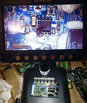 Microscop digital cu display 7 inci si 2 lumini flexibile - imagine 4