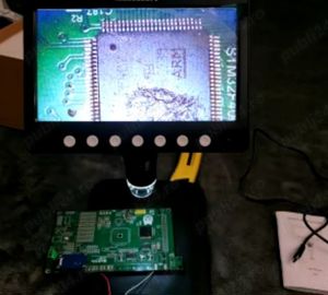 Microscop digital cu display 7 inci si 2 lumini flexibile - imagine 5