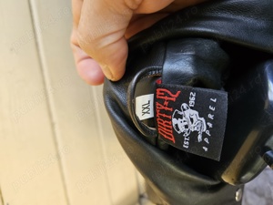 Costum din piele pt motociclisti - imagine 2