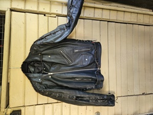 Costum din piele pt motociclisti - imagine 4