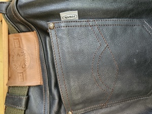 Costum din piele pt motociclisti - imagine 10