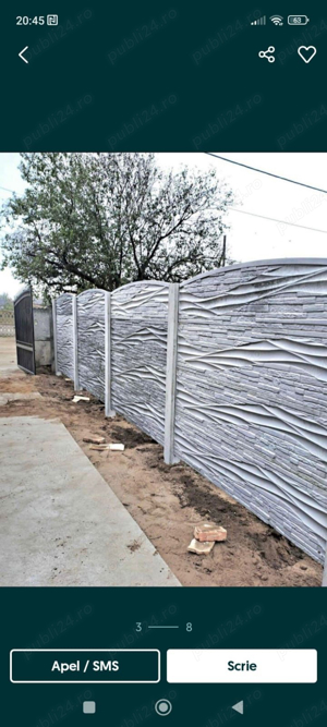 Producem și comercializam garduri de beton  - imagine 3