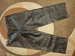 Pantaloni piele vechi rsr  h100xl55    - imagine 2