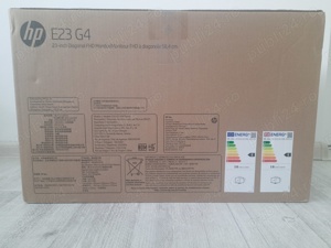 Monitor business HP E23 G4 IPS 23 inch full HD DisplayPort HDMI. Nou!