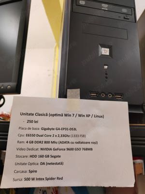 Unitati PC Clasice ieftine (120 si 200 lei) - imagine 2