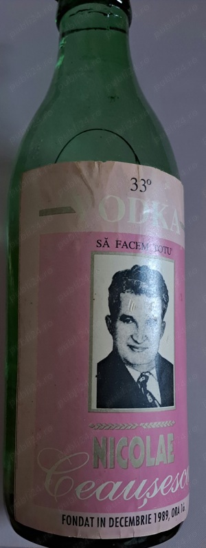 vand sticlutza vodca Ceausescu
