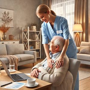 Îngrijite bătrâni la domiciliu. - imagine 2