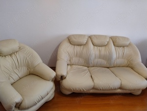 Canapea extensibilă cu două fotolii